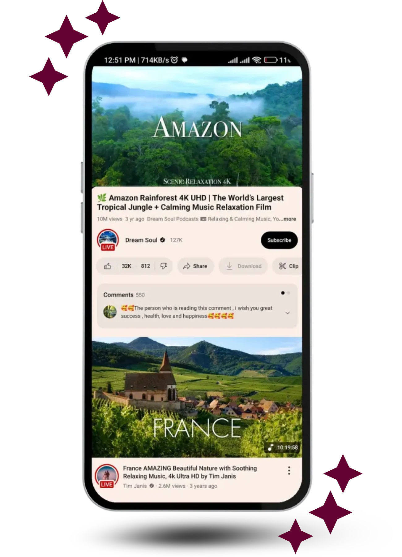 Ad-free videos
